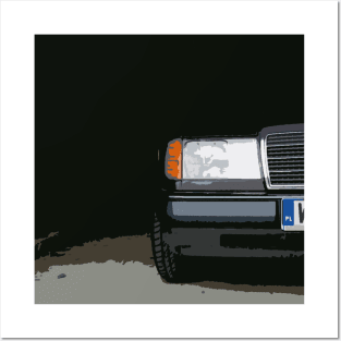 W124 Mercedes Posters and Art